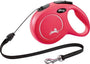 Vodítko FLEXI Classic S lanko 5m/12kg červená