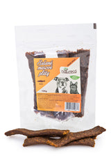NATURECA pochoutka Masové pláty Ryba 100%maso 100g, balení sušených rybích plátů pro psy, přírodní pamlsek bez přidaných látek.