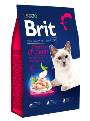 Brit Premium Cat by Nature Sterilized Chicken 1,5kg