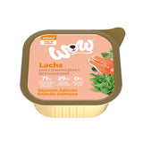 WOW Losos s rajčaty Adult paštika 150g - paštika pro dospělé psy s lososem a rajčaty, podpora zdraví srsti a pokožky.