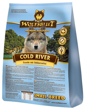 Granule Wolfsblut Dog Small Breed Cold River s rybím masem pro malé psy, 2 kg.