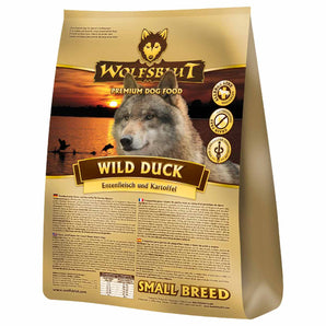 Granule Wolfsblut Dog Small Breed Wild Duck s kachním masem pro malé psy, 7,5 kg.