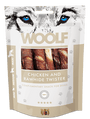 WOOLF pochoutka chicken and rawhide twister 100g