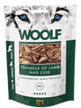 WOOLF pochoutka Lamb and Cod Triangle 100g