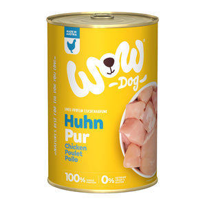 WOW konzerva PUR kuřecí monoprotein 400g
