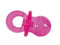 Hračka pes dudlík TPR POP PACIFIER 10cm růžová - odolná TPR hračka pro psy, ideální pro hru a žvýkání.